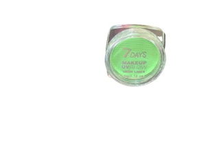 7DAYS Графических лайнер для макияжа UVglow Neon 15 Lime\Pastel  цветная паста