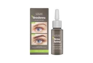 Хна для бровей BrowXenna®, флакон,10 мл (№103 Насыщенный серо-коричневый)