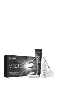 OLLIN/VISION Набор для окрашивания бровей и ресниц OLLIN PROFESSIONAL (Темный графит)