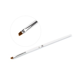 Кисть TNL скошенная №5 (белая) 