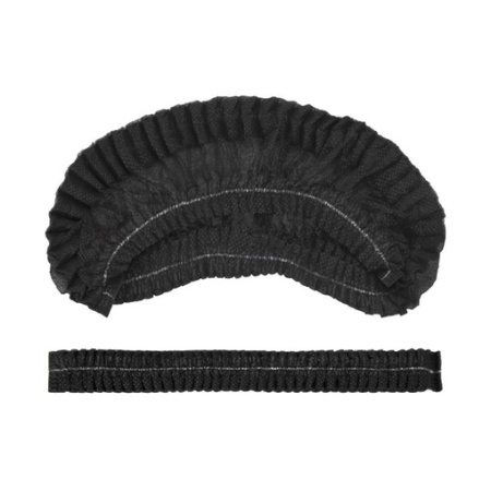 Шапочка Шарлотка, черная 100 шт