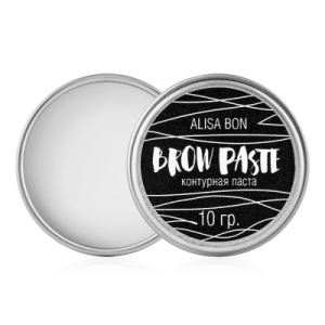 Контурная паста для бровей "BROW PASTE" 10 г, белая Alisa Bon 