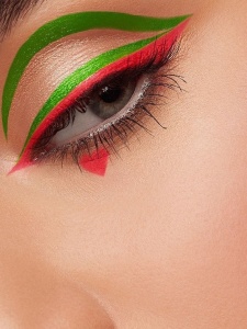 7DAYS Графических лайнер для макияжа UVglow Neon 01 Purple цветная паста