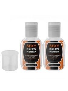 Раствор минеральный для разведения хны SEXY BROW HENNA, (30 мл)