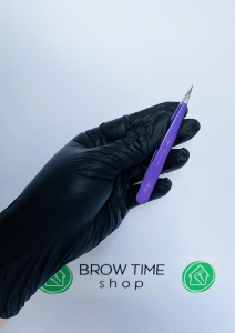 FreiAVIVER Точечный пинцет для бровей Sharp, фиолетовый