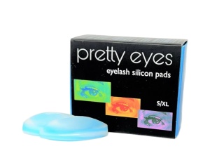Валики для ламинирования ресниц “Pretty eyes soft“ (набор из 4 валиков S/XL) бело-голубые