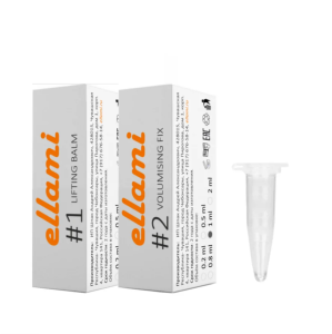 Набор для ламинирования ресниц "ellami" (№1+2), 1 мл (4148)