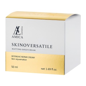 Универсальный матирующий крем для лица с золотом Matting Gold Cream Skinoversatile