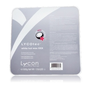 LYCOtec White Hot- Горячий воск с ароматом Кокоса-Гипоаллергенный для всех типов кожи, 500 гр LYCON