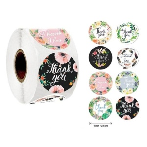 Наклейки "Thank You" Multicolored (10 шт)
