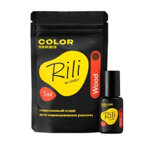 Коричневый клей Rili "Wood", 5 мл