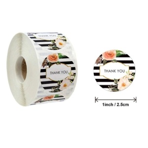 Наклейки "Thank You" Striped (10 шт)