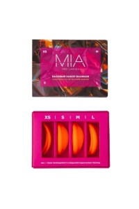Валики для ламинирования ресниц MIA PRO LASHES набор 4 пары (Оранжевый)