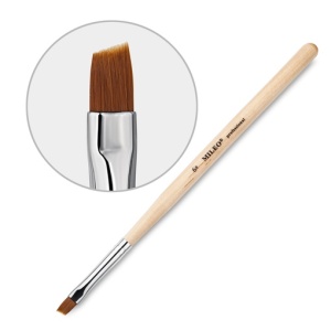 Кисть синтетическая (скошенная) Mileo №6