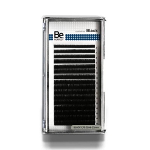 Чёрные ресницы Be Perfect Black МИКС (16 линий)   (D/0.10х6-13 мм)