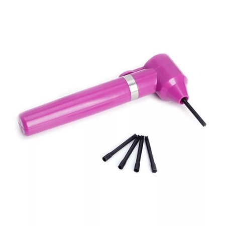 Миксер для смешивания краски, хны, пигментов , с насадками (МАЛИНОВЫЙ)