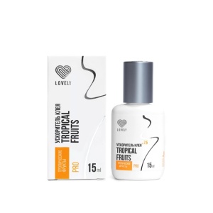 Ускоритель клея Lovely с ароматом тропических фруктов, 15 мл