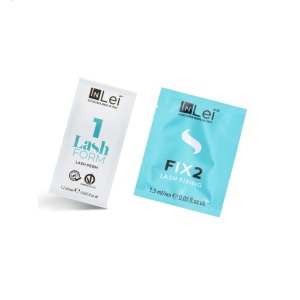 InLei® Набор составов в саше 1+2 Lash Form 1 (1,2 мл) +"Fix 2" (1.5 мл)