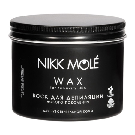 Воск NIKK MOLE для бровей и лица «Алоэ» (в банке) 200 г