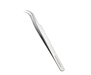 Пинцет изогнутый 90° Enigma (Metallic)