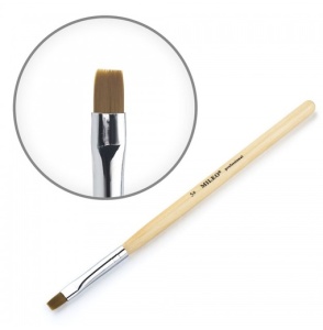 Кисть синтетическая (прямая) Mileо №5