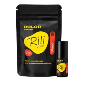 Коричневый клей Rili "Wood", 3 мл