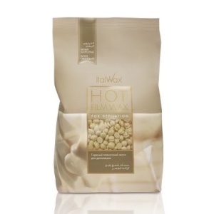 Воск горячий (пленочный) ITALWAX Белый шоколад гранулы 1 кг