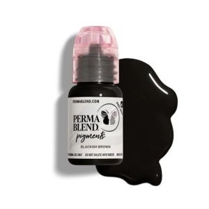 Perma Blend Пигмент для перманентного макияжа бровей, 15мл (Blackish Brown)