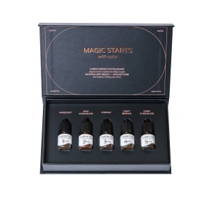 Etalon Mix. Набор пигментов для перманентного макияжа "Сет брови" (Гибридная серия), 5/5мл