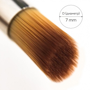 Кисть толстая, скошенная, Lena Levi #16