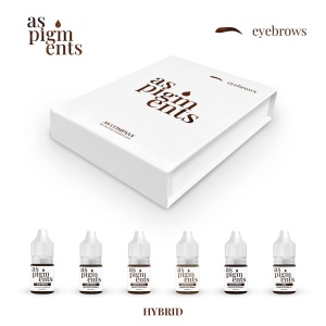 AS PIGMENTS сет для бровей, гибриды AS-Company™, 6 мл