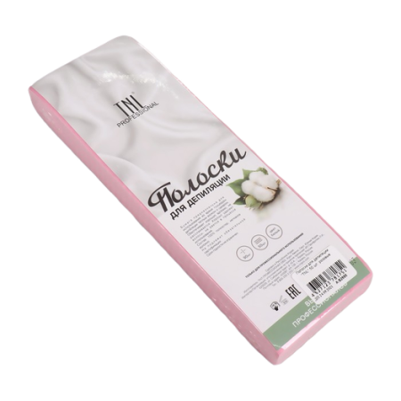 Полоски для депиляции TNL 50 шт. розовые