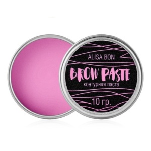 Контурная паста для бровей "BROW PASTE" 10 г, розовая Alisa Bon