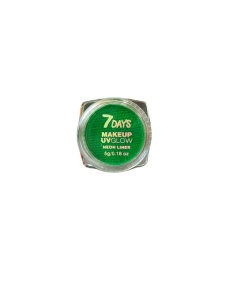 7DAYS Графических лайнер для макияжа UVglow Neon 07 Green цветная паста