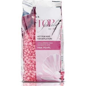 Воск горячий (пленочный) ITALWAX Top Line Pink Pearl (Розовый жемчуг) 750 гр