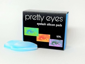 Валики для ламинирования ресниц “Pretty eyes soft“ (набор из 4 валиков S/XL) бело-голубые