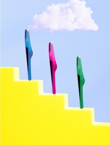 FreiAVIVER пинцет (ручная заточка) Розовый