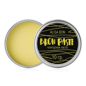 Контурная паста для бровей"BROW PASTE", 10 г, желтая Alisa Bon