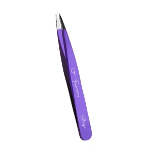 FreiAVIVER Точечный пинцет для бровей Sharp, фиолетовый