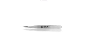 Пинцет для наращивания ресниц Lovely прямой ("Soft" мягкий)