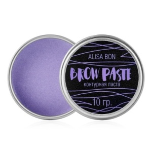 Контурная паста для бровей "BROW PASTE" 10г, фиолетовая Alisa Bon 