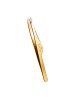 FreiAVIVER пинцет (ручная заточка) Золотой Глянец
